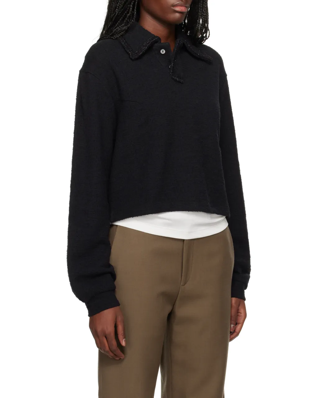 Long-Sleeved Polo Shirt