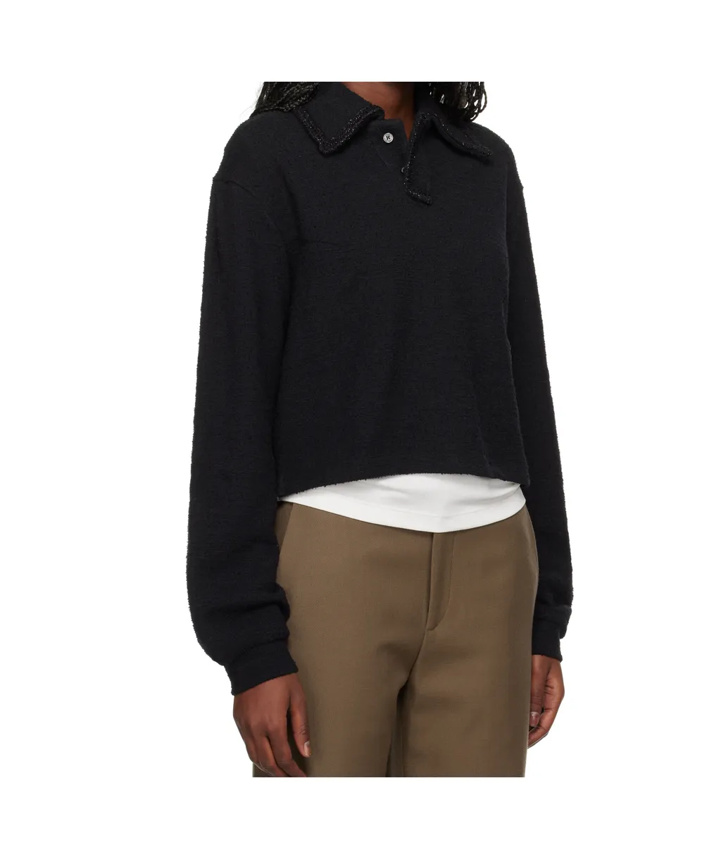 Long-Sleeved Polo Shirt