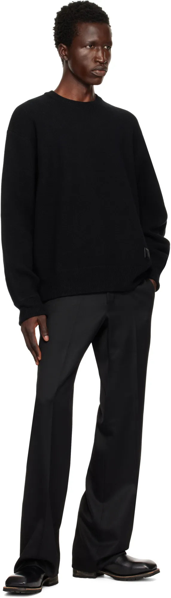 Belt-Loop Casual Pants