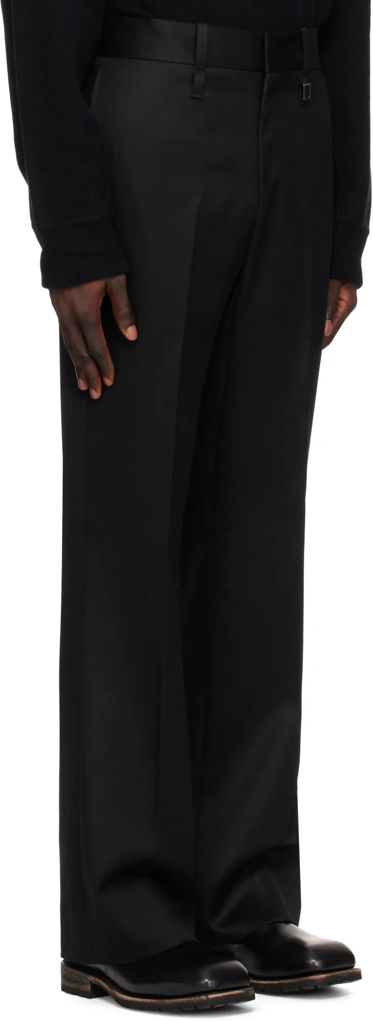 Belt-Loop Casual Pants