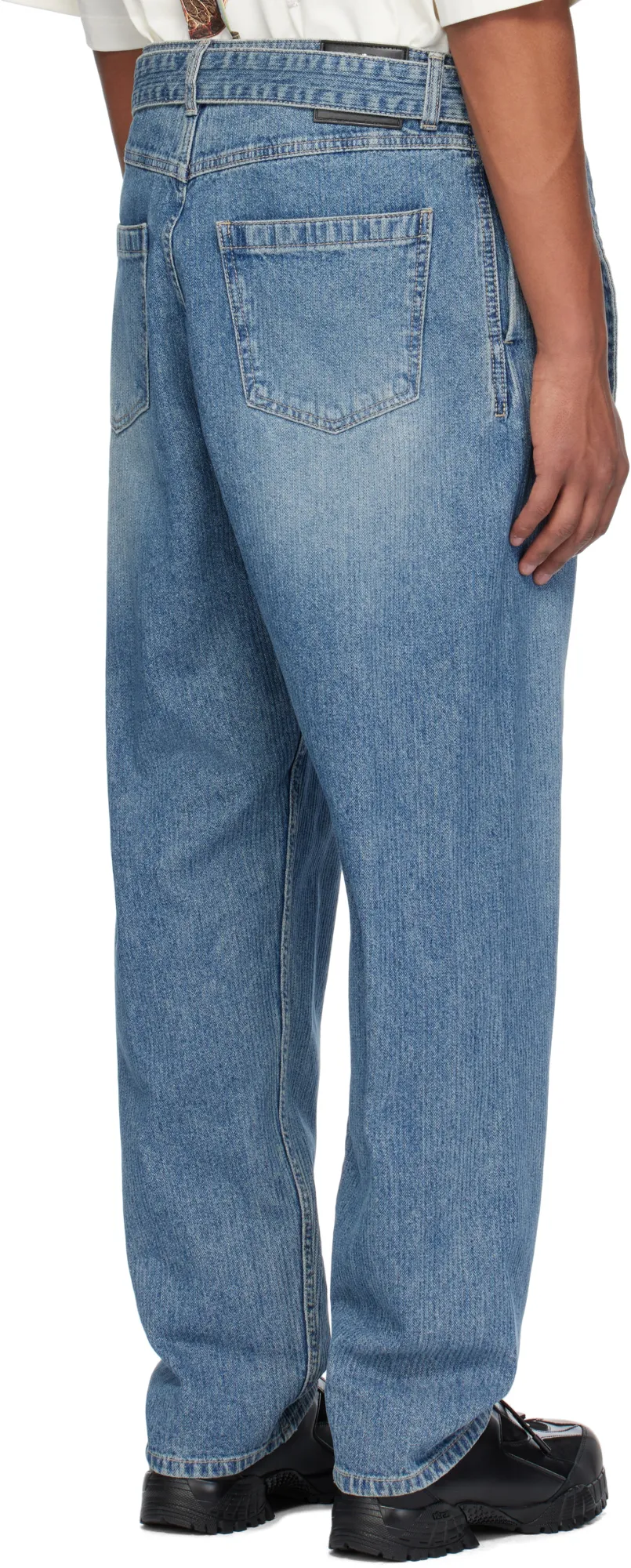 Belted Jeans