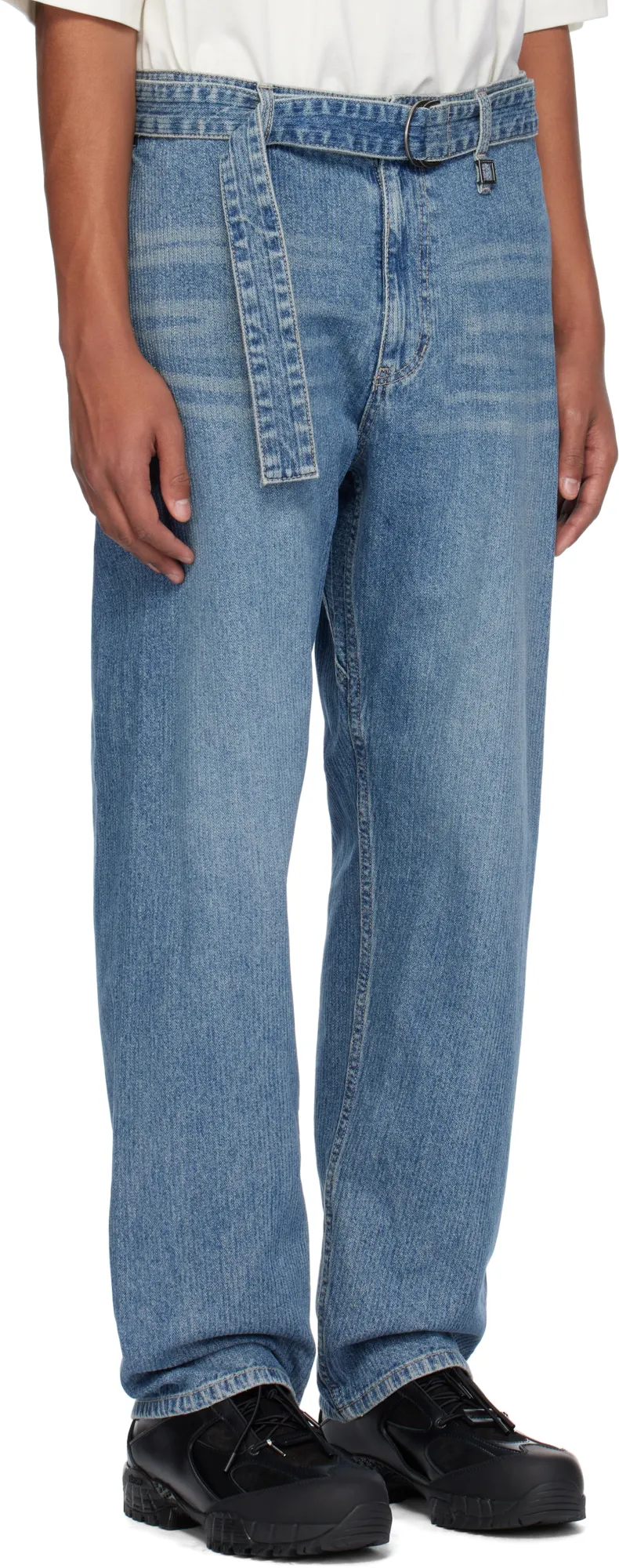 Belted Jeans