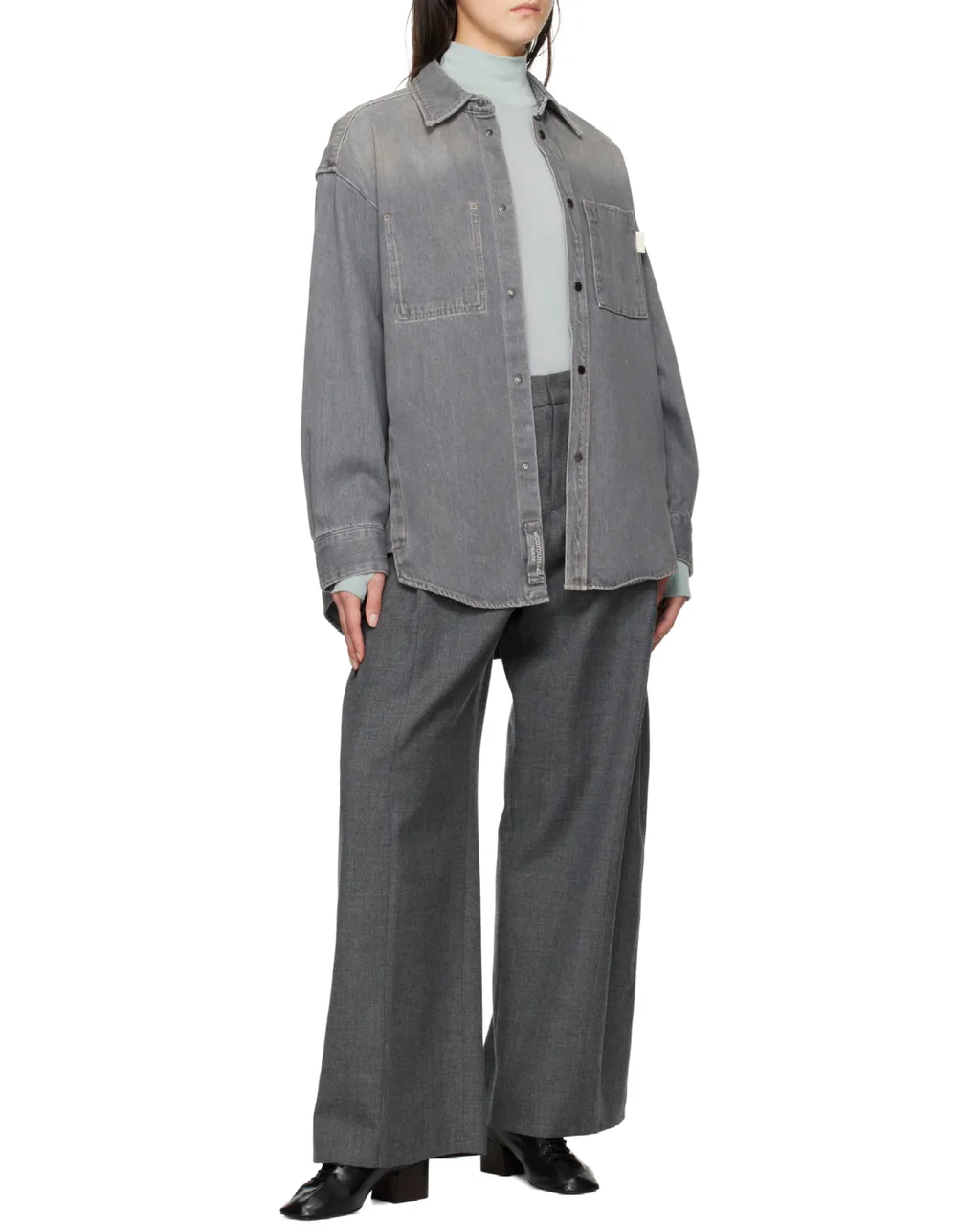Wide-Leg Casual Pants