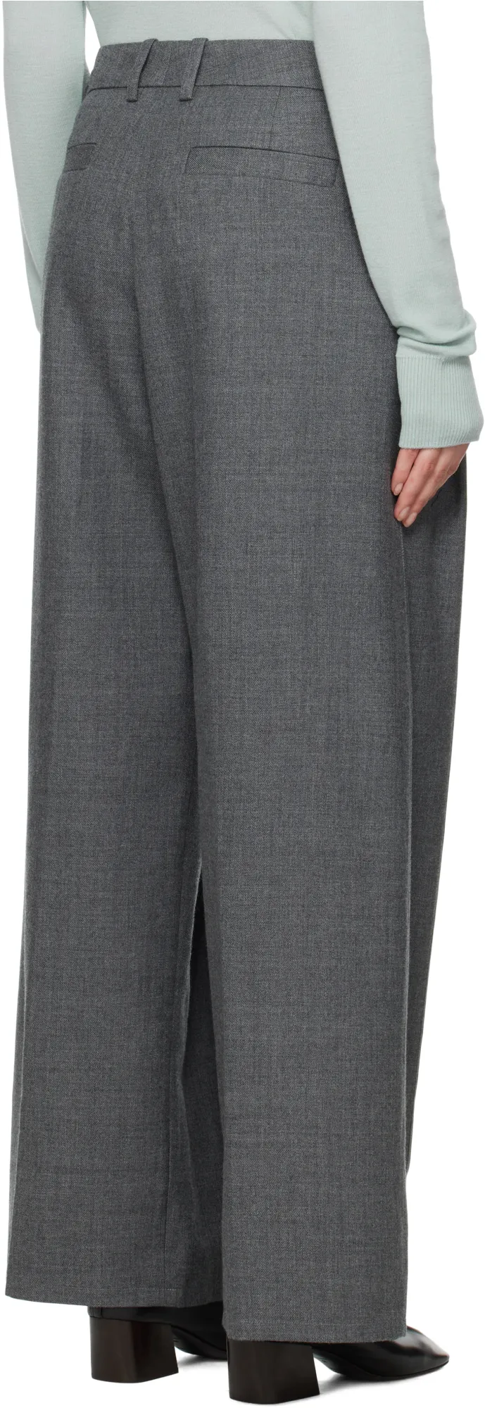 Wide-Leg Casual Pants