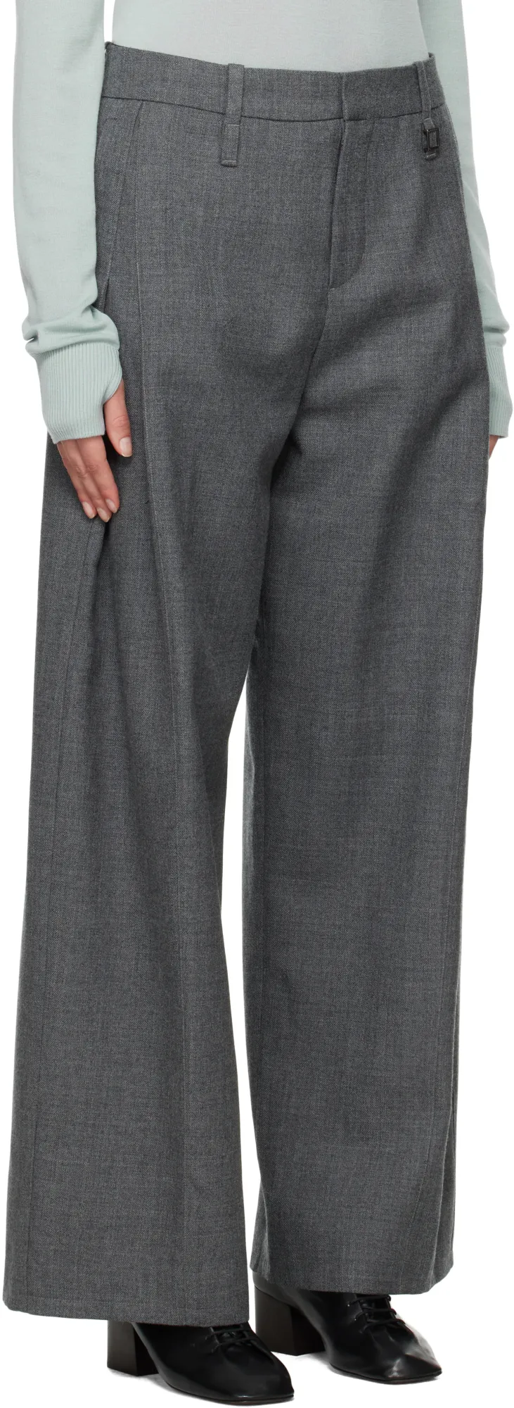 Wide-Leg Casual Pants