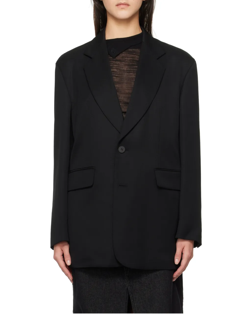 Long-Sleeved Suit Coat