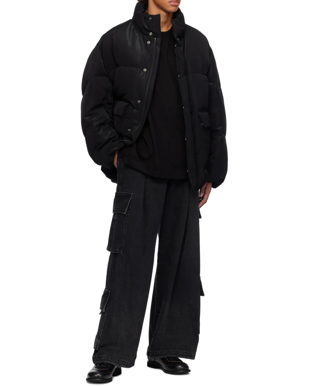Long-Sleeved Down Jacket