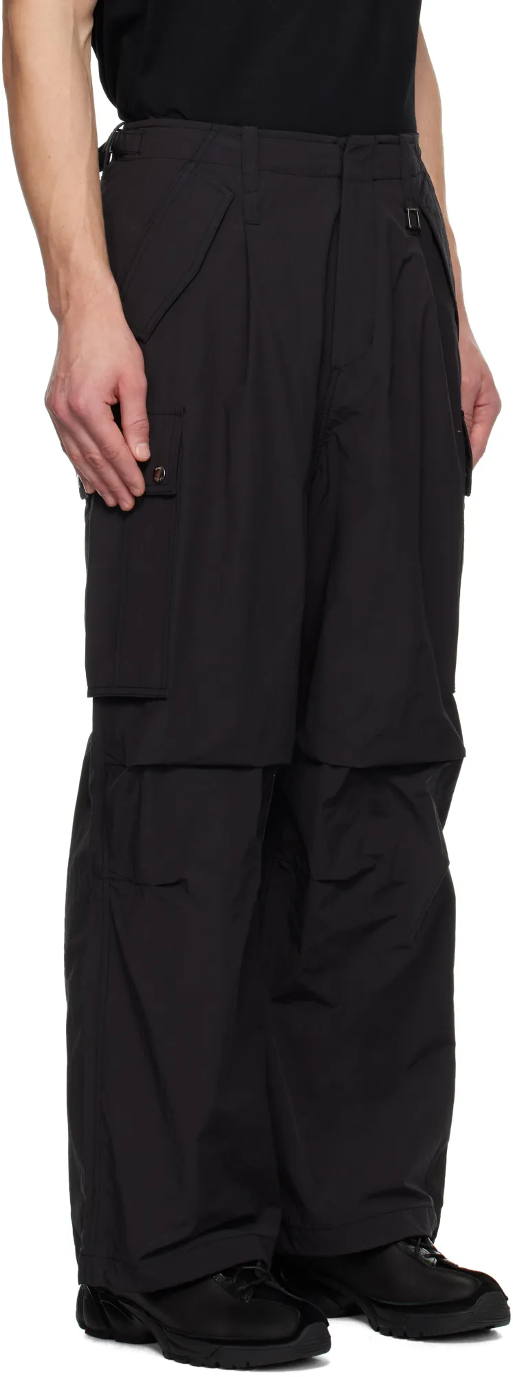 Waistband Loop Casual Pants
