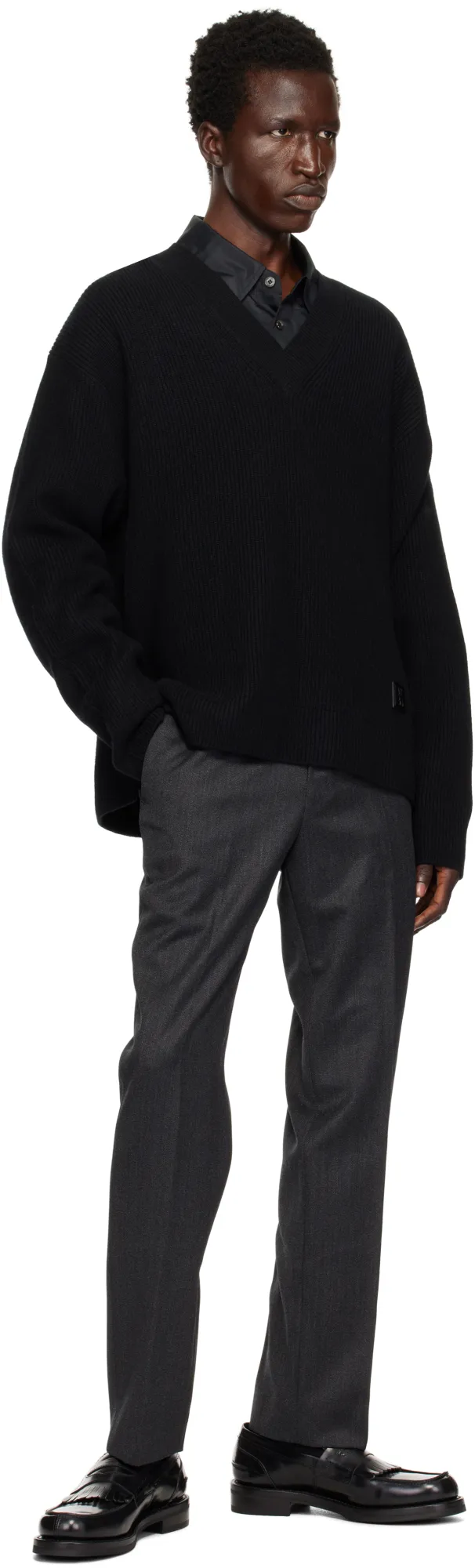 V-Neck Wool Sweater