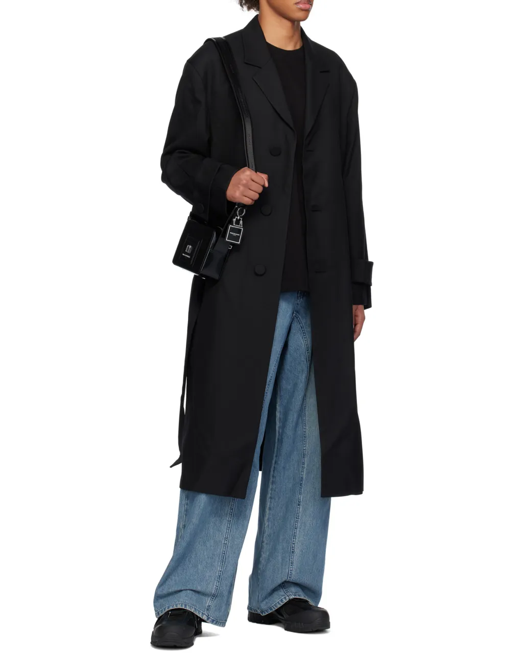 Single-Breasted Wool Coat