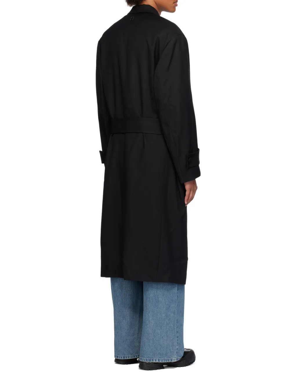 Single-Breasted Wool Coat