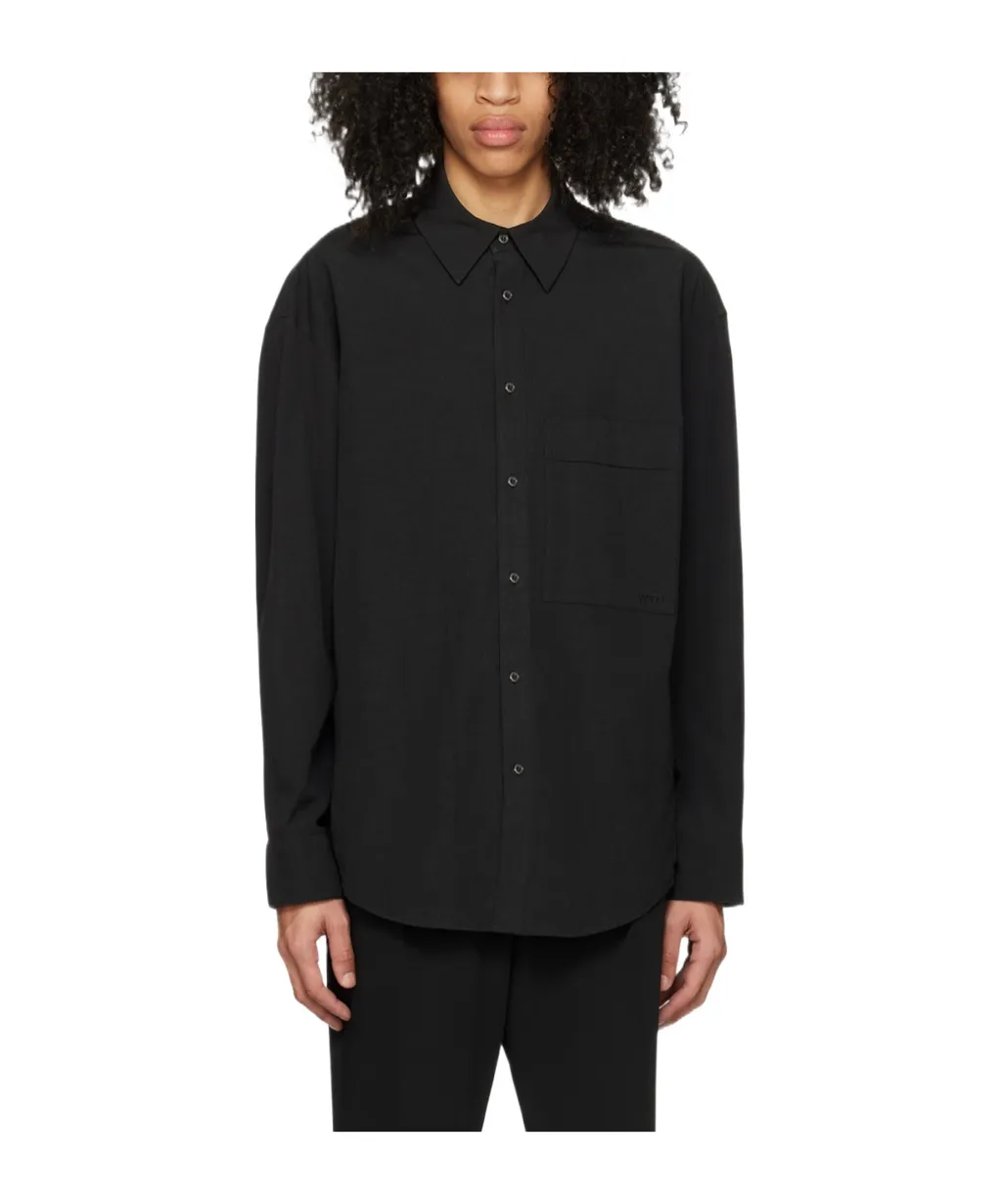 Lapel Long-Sleeved Shirt
