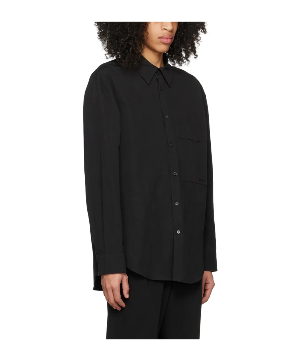 Lapel Long-Sleeved Shirt