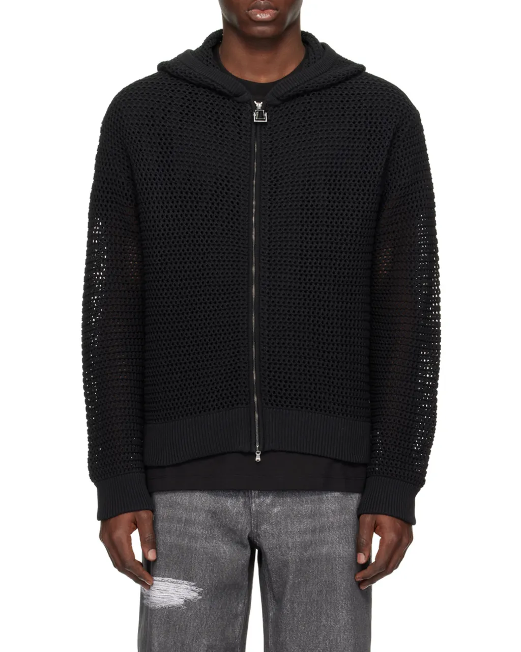 Long-Sleeved Zipper Sweater