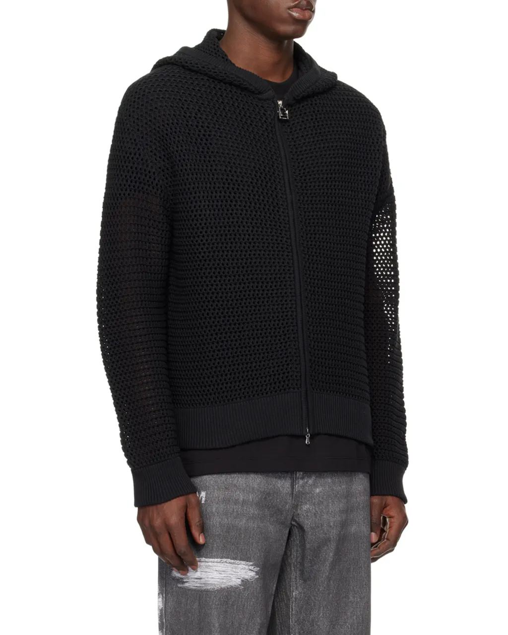 Long-Sleeved Zipper Sweater