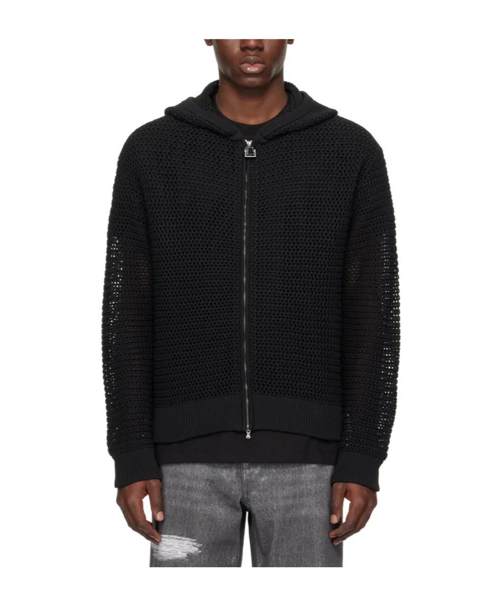 Long-Sleeved Zipper Sweater