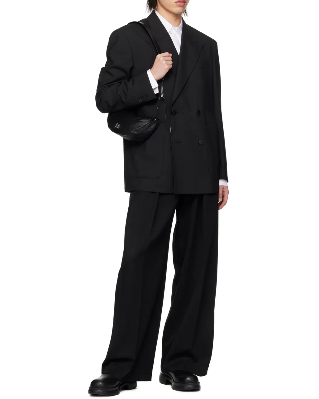 Double-Breasted Suit Jacket