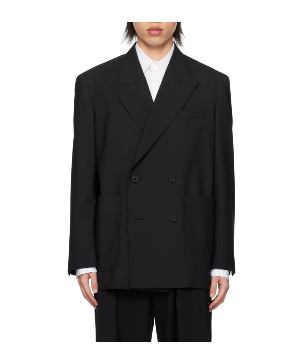 Double-Breasted Suit Jacket