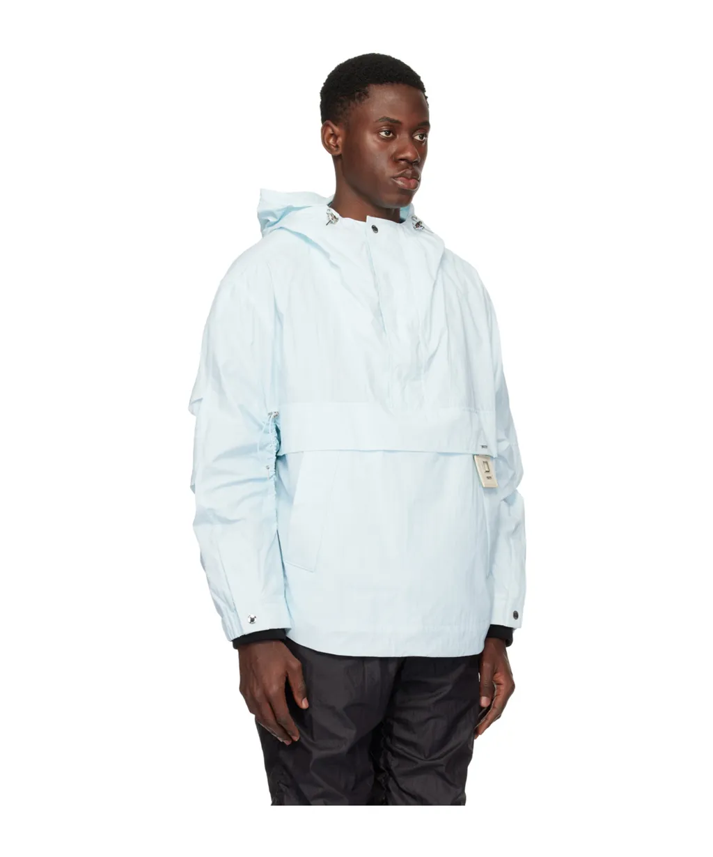 Logo-Patch Hooded Raincoat