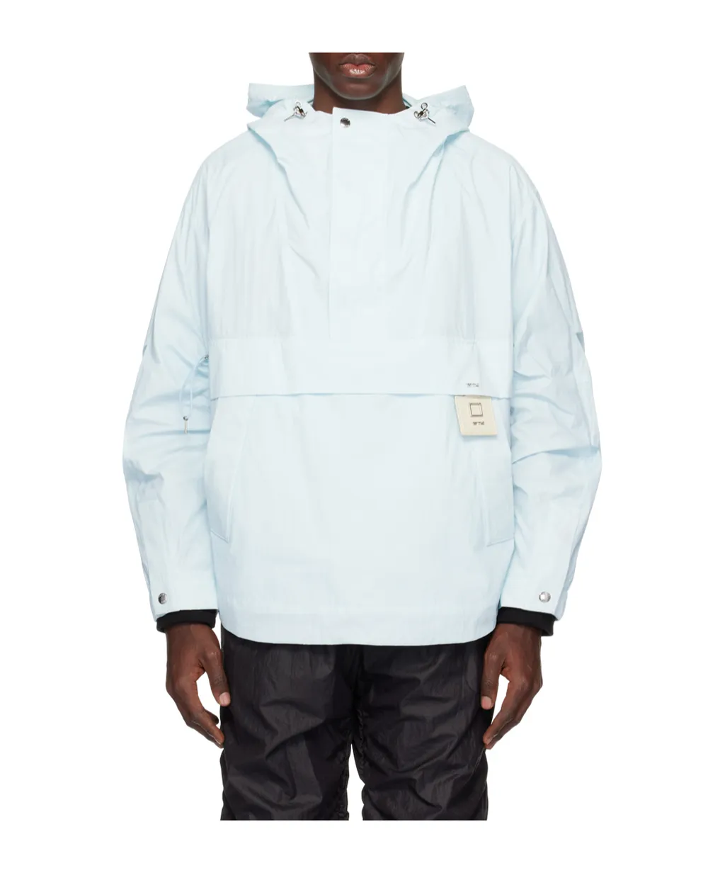 Logo-Patch Hooded Raincoat