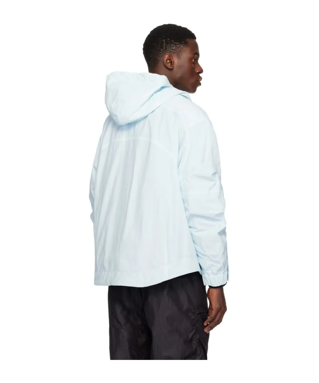 Logo-Patch Hooded Raincoat