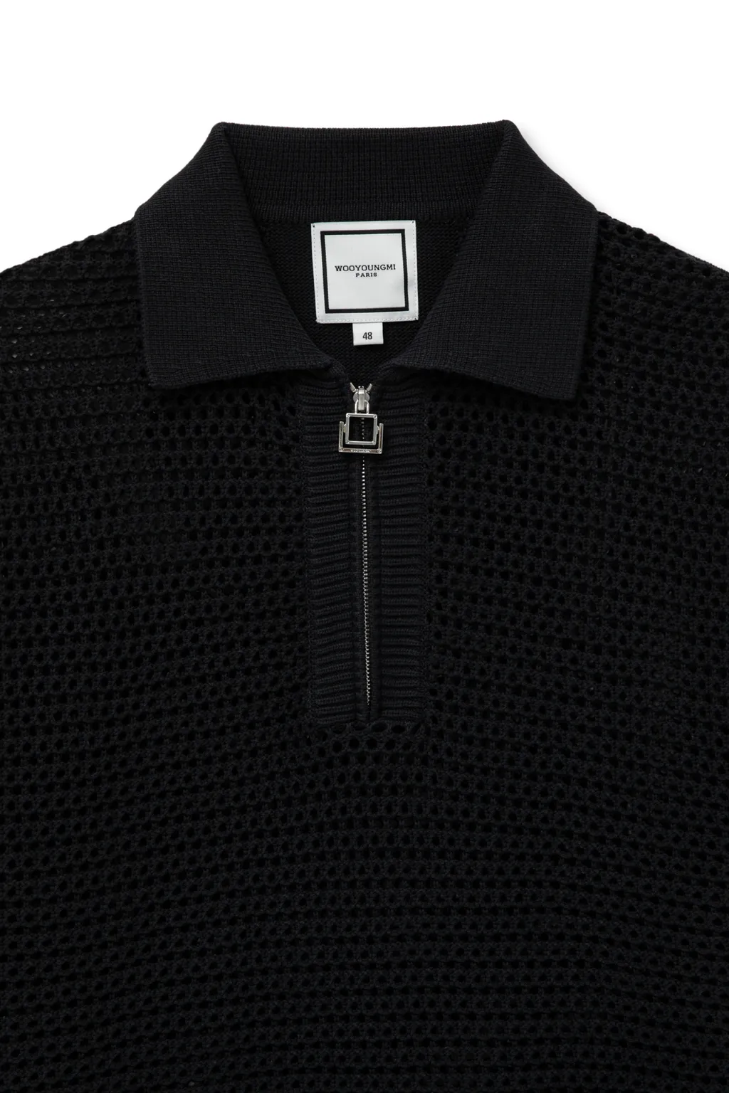 Mesh Short-Sleeved Sweater