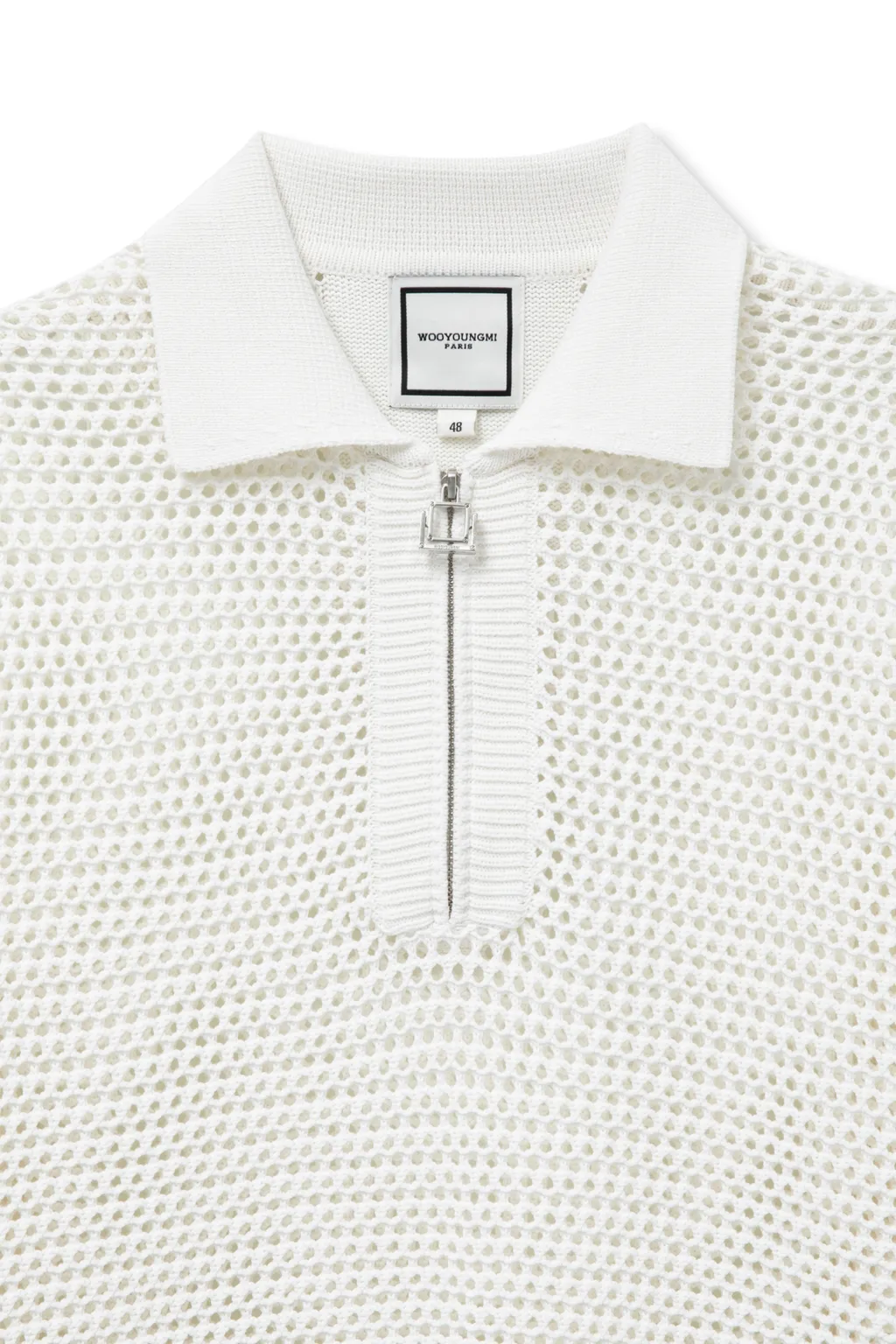 Mesh Short-Sleeved Sweater