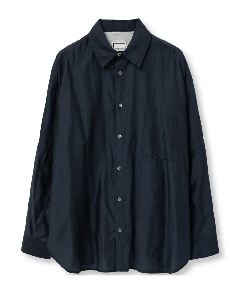 Long-Sleeved Lapel Shirt