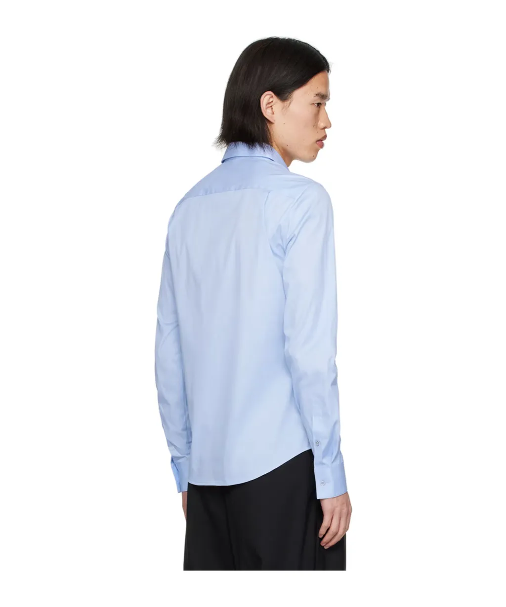Long-Sleeved Lapel Shirt