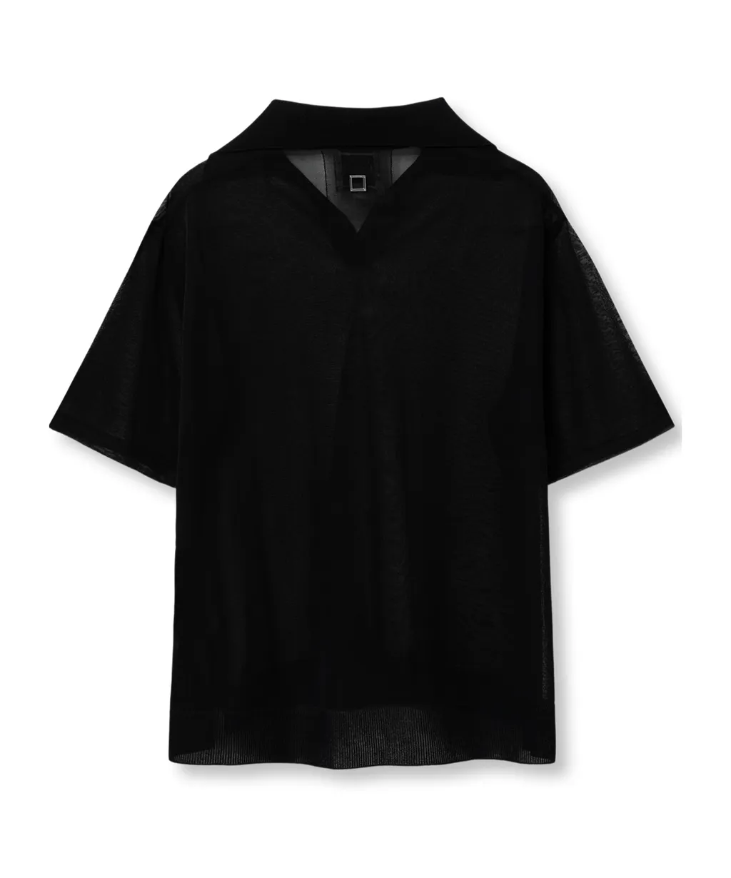 Perspective Short-Sleeved Sweater