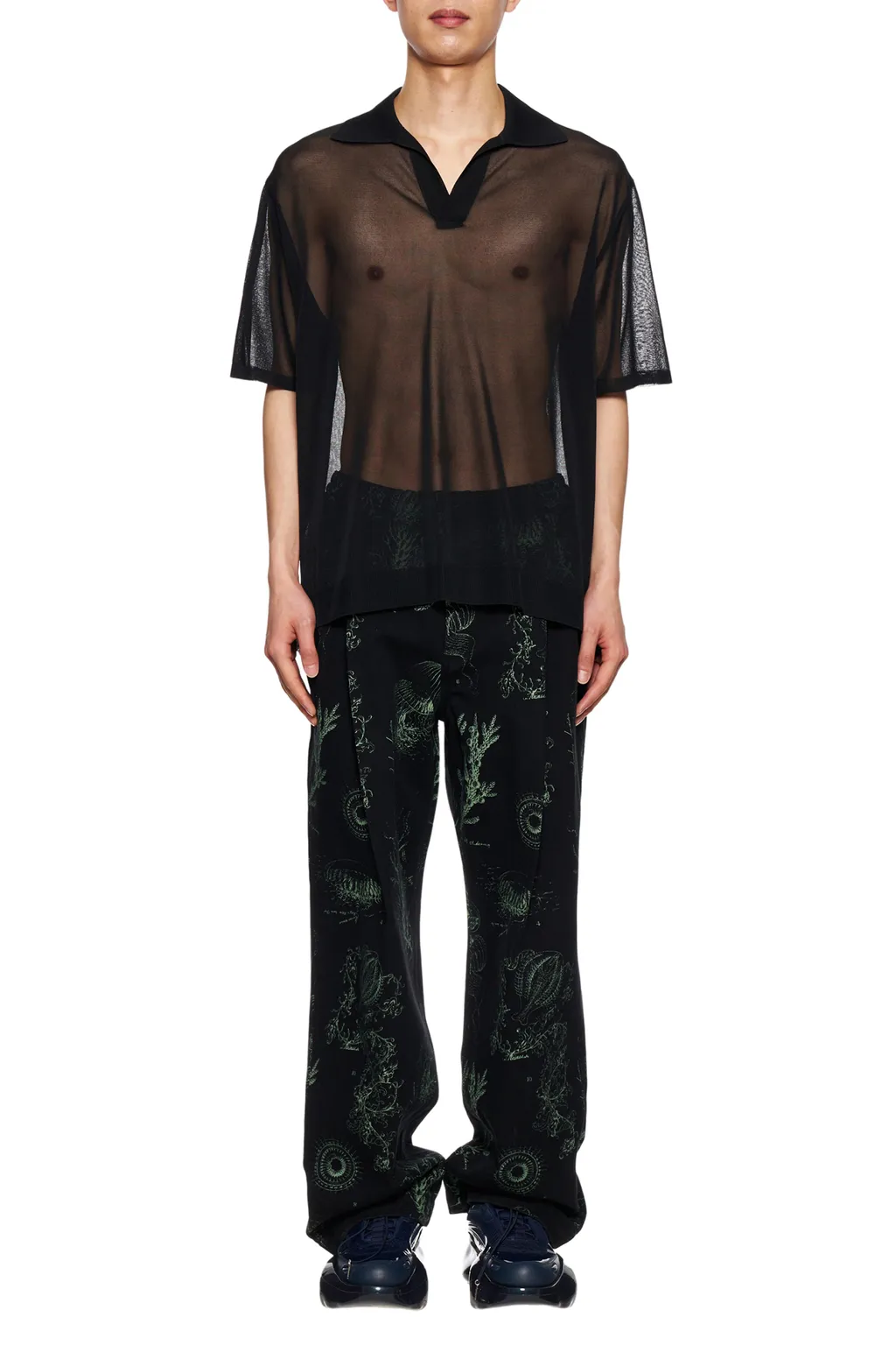 Perspective Short-Sleeved Sweater