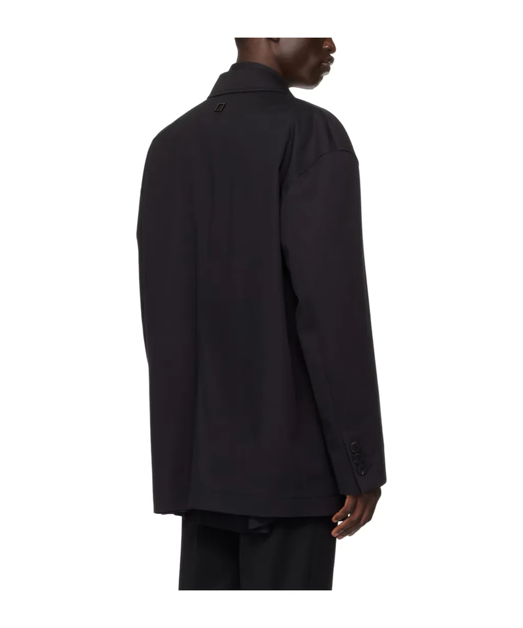 Logo Single-Breasted Suit Jacket