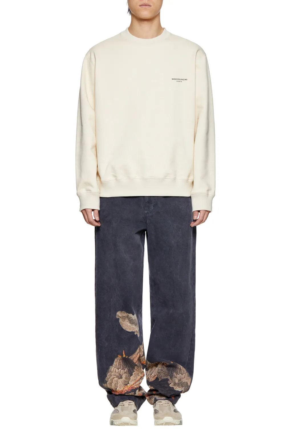 Round Collar Long Sleeve Sweater