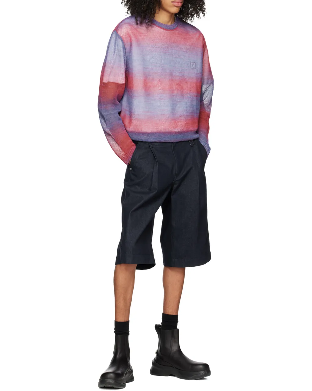 Graded Striped Sweater