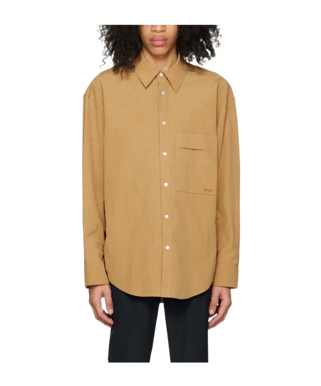 Lapel Long-Sleeved Shirt