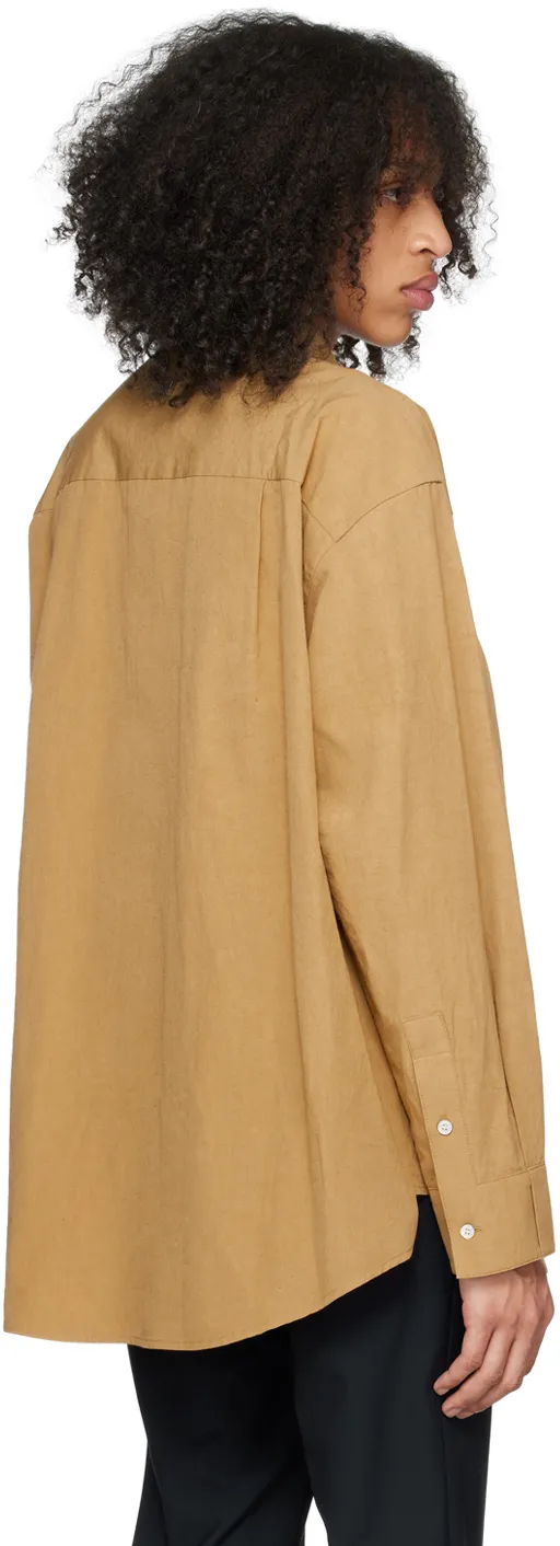 Lapel Long-Sleeved Shirt