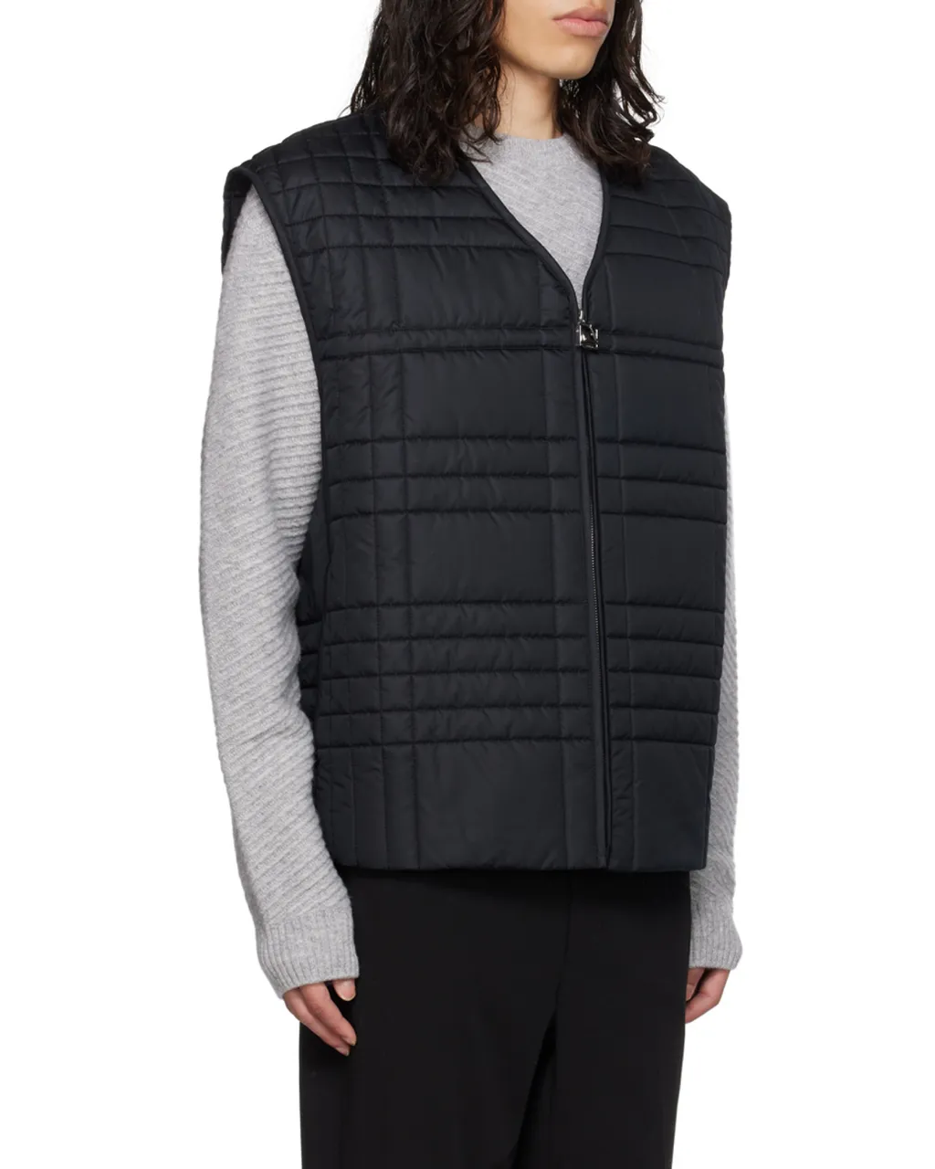 Quilted Zipper Vest