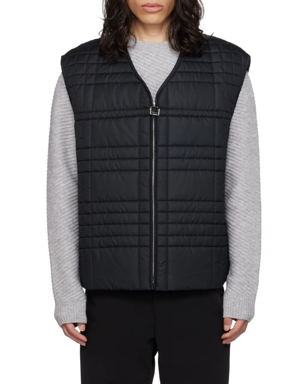 Quilted Zipper Vest