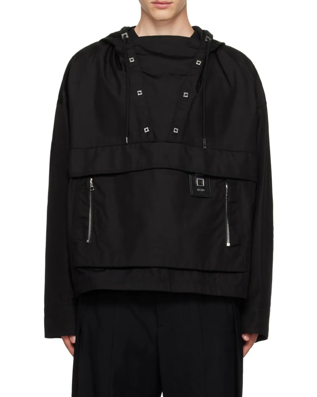 Hooded Long-Sleeved Jacket