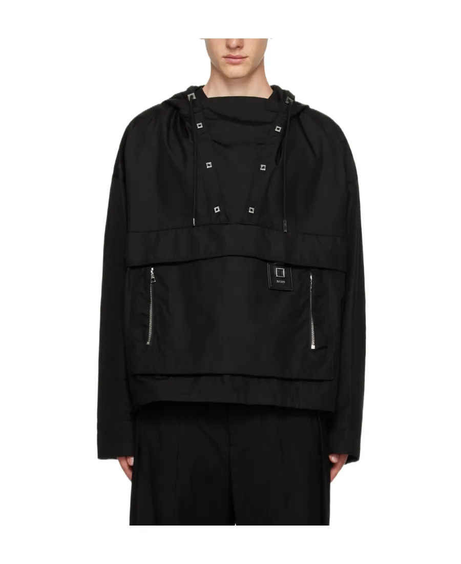 Hooded Long-Sleeved Jacket