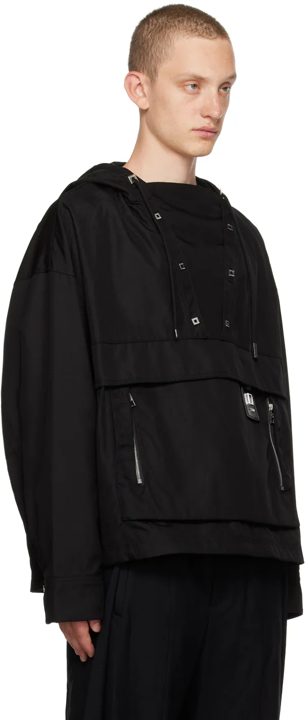 Hooded Long-Sleeved Jacket