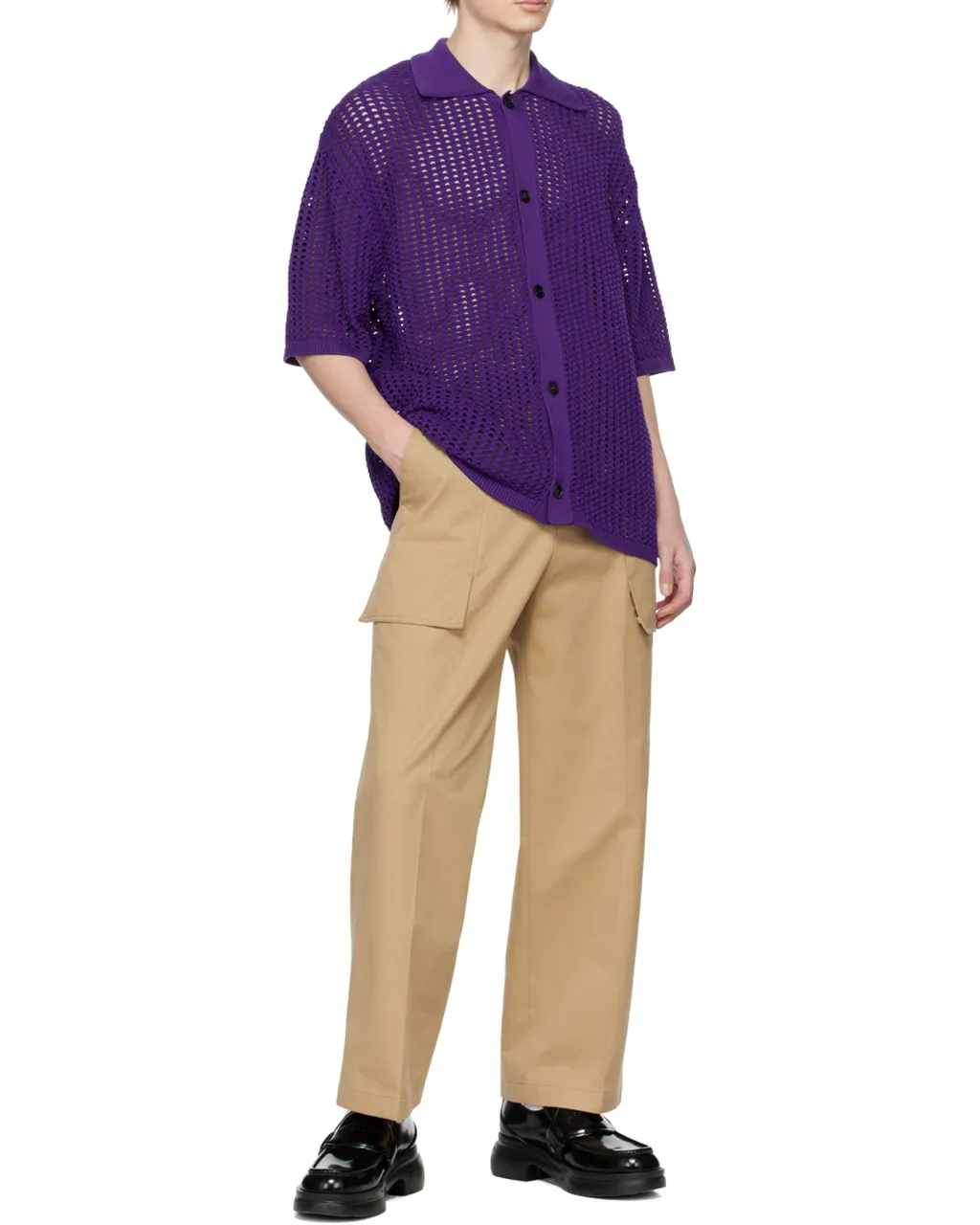 Lapel Short-Sleeved Shirt