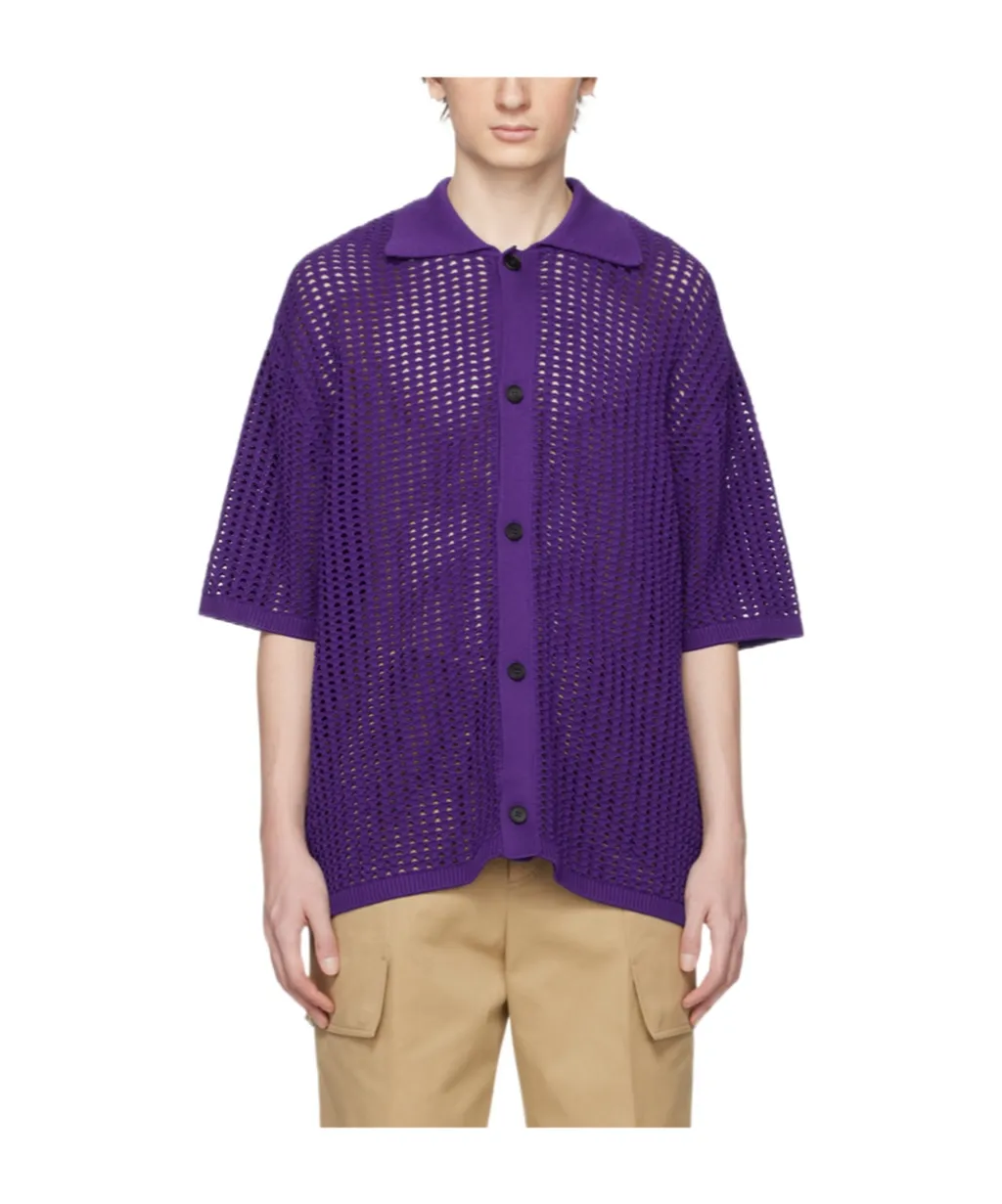 Lapel Short-Sleeved Shirt