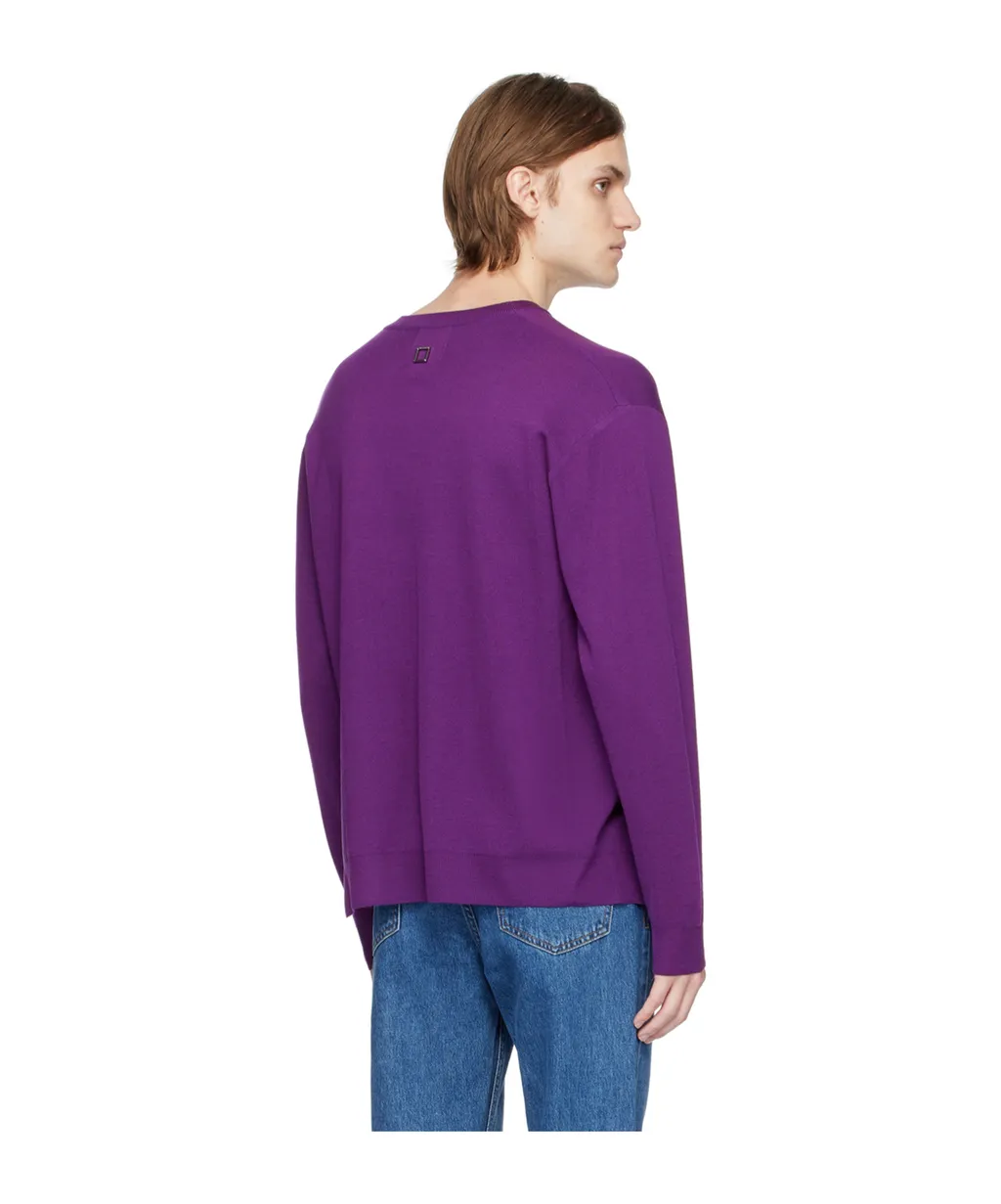 V-Neck Long-Sleeved Sweater