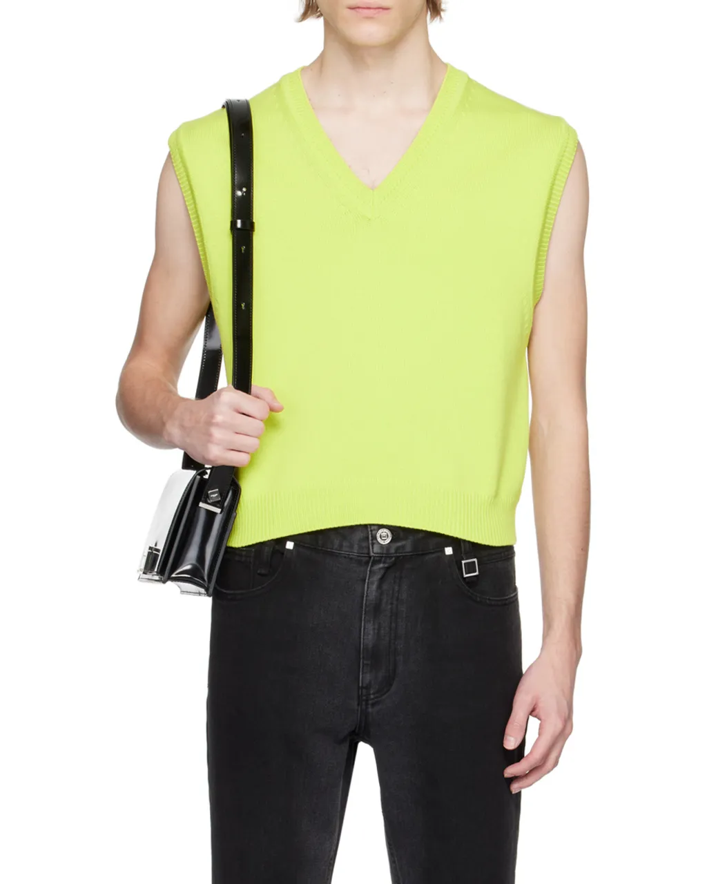 V-Neck Knitted Vest