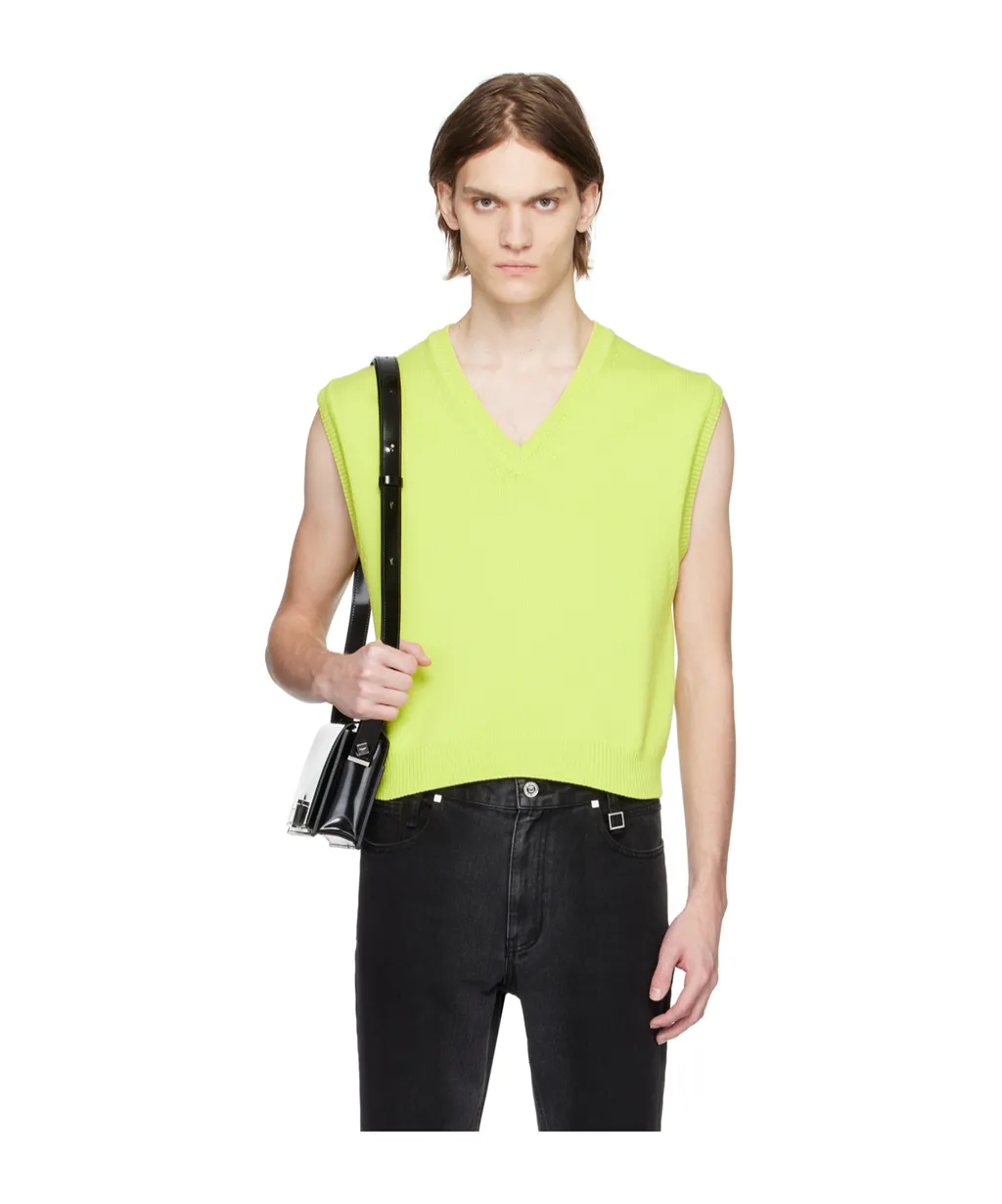 V-Neck Knitted Vest