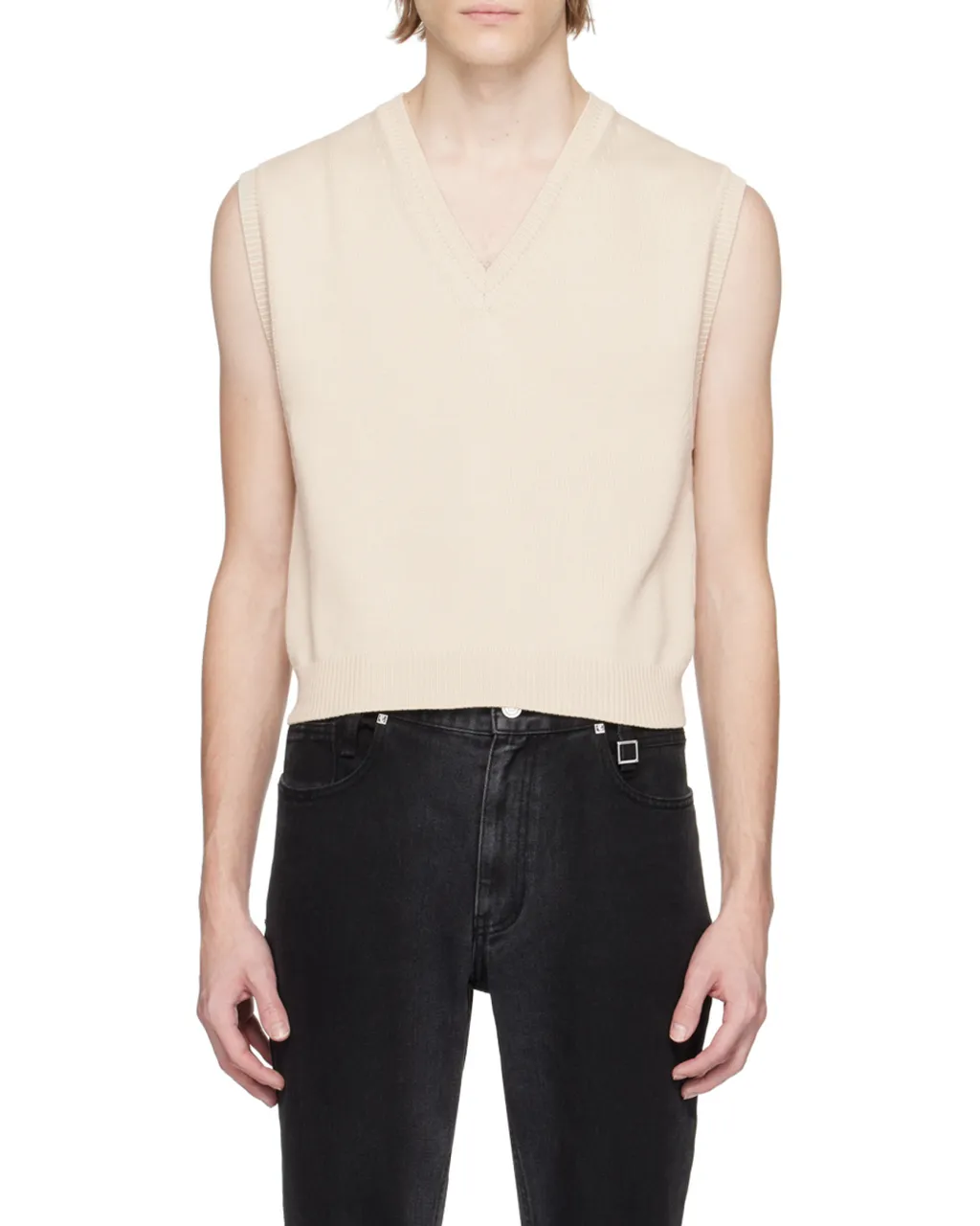 V-Neck Knitted Vest