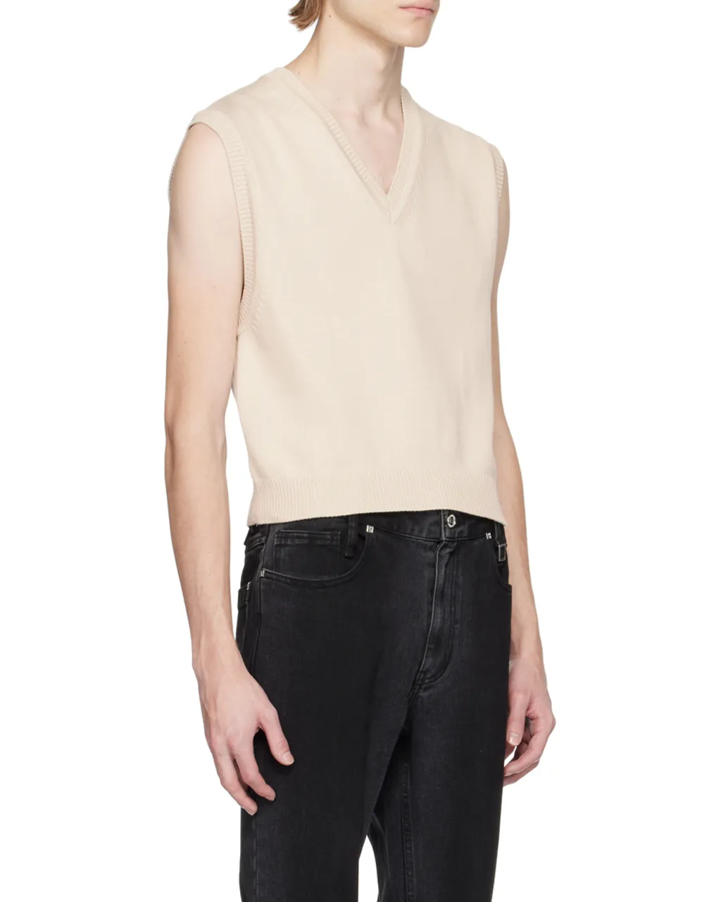 V-Neck Knitted Vest