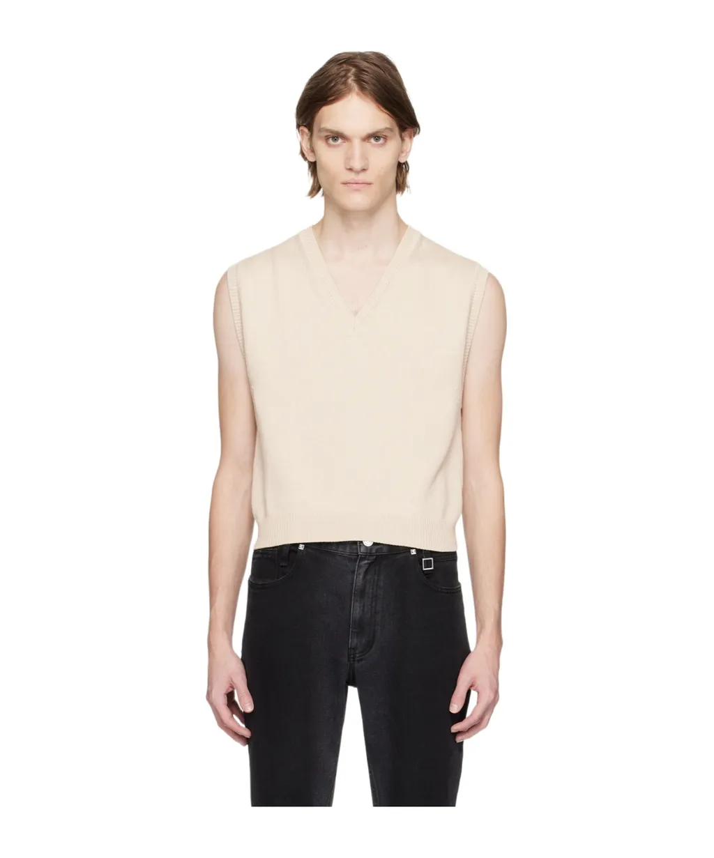 V-Neck Knitted Vest