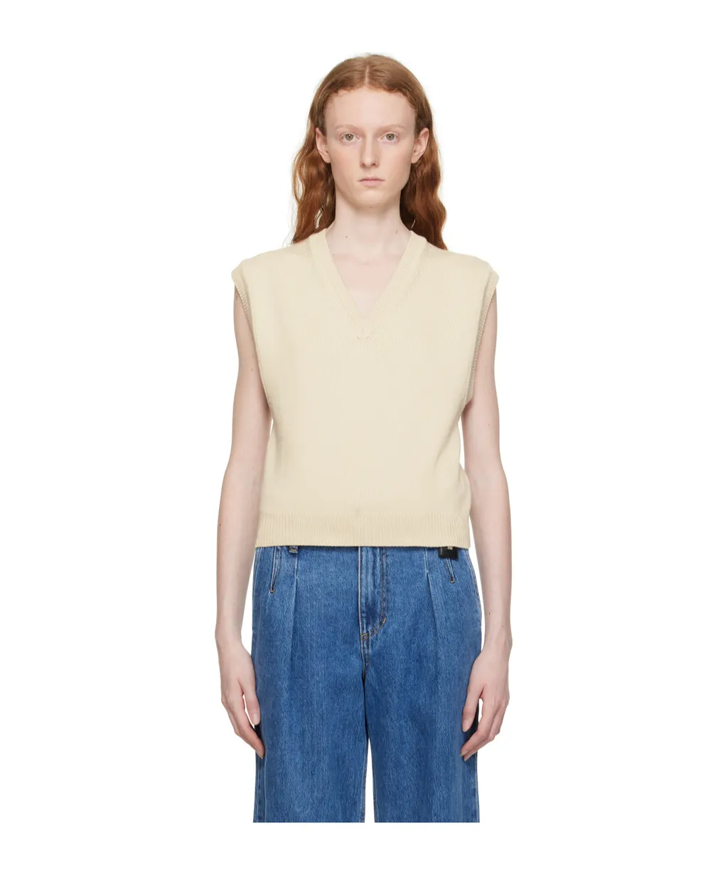V-Neck Knitted Vest